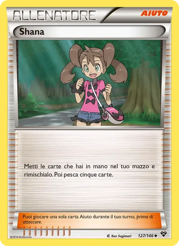 Shana — XY 127 Italian Pokémon card