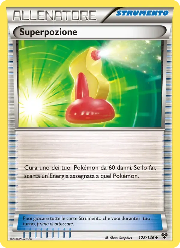 Superpozione — XY 128 Italian Pokémon card