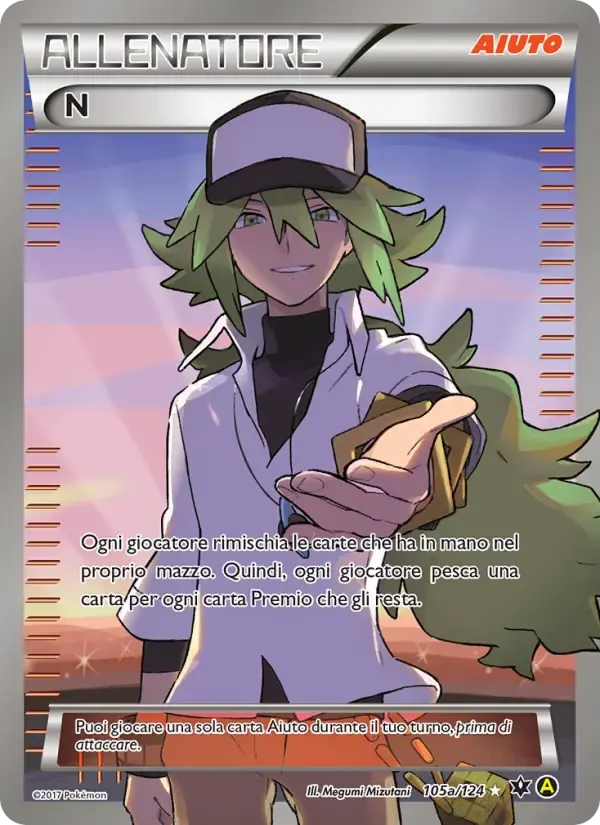 N — Destini Incrociati 105a Italian Pokémon card