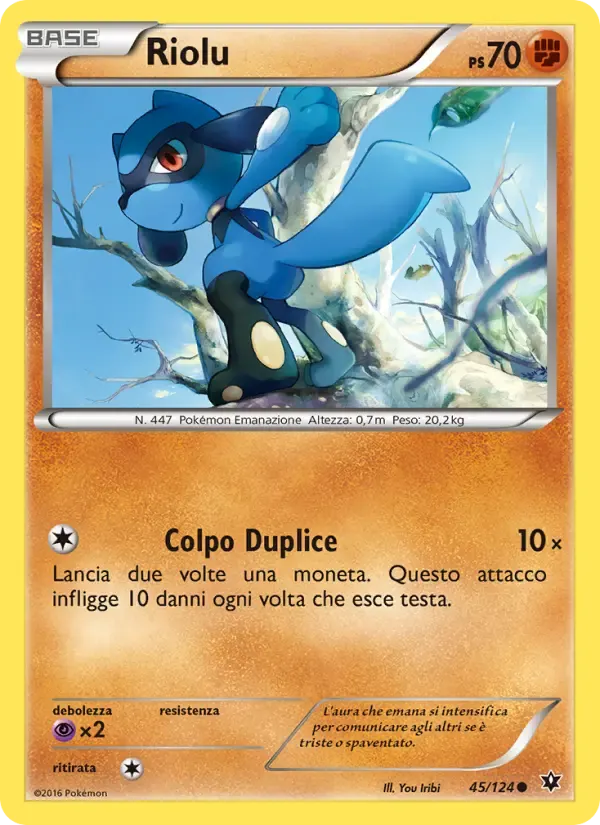 Riolu — Destini Incrociati 45 Italian Pokémon card