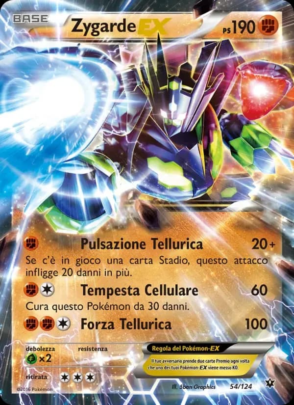 Zygarde-GX — Destini Incrociati 54 Italian Pokémon card
