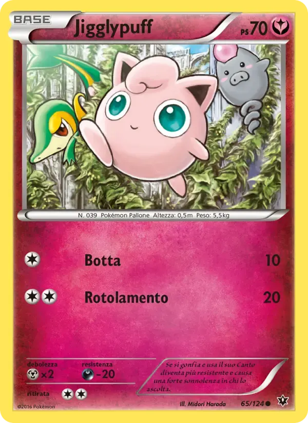 Jigglypuff — Destini Incrociati 65 Italian Pokémon card