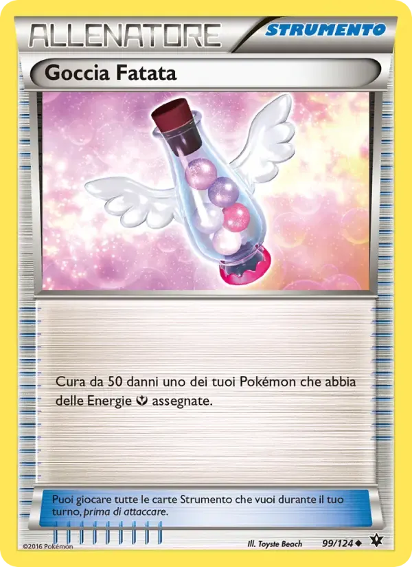 Goccia Fatata — Destini Incrociati 99 Italian Pokémon card