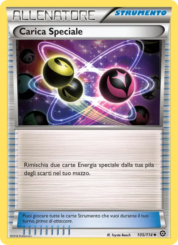 Carica Speciale — Vapori Accesi 105 Italian Pokémon card