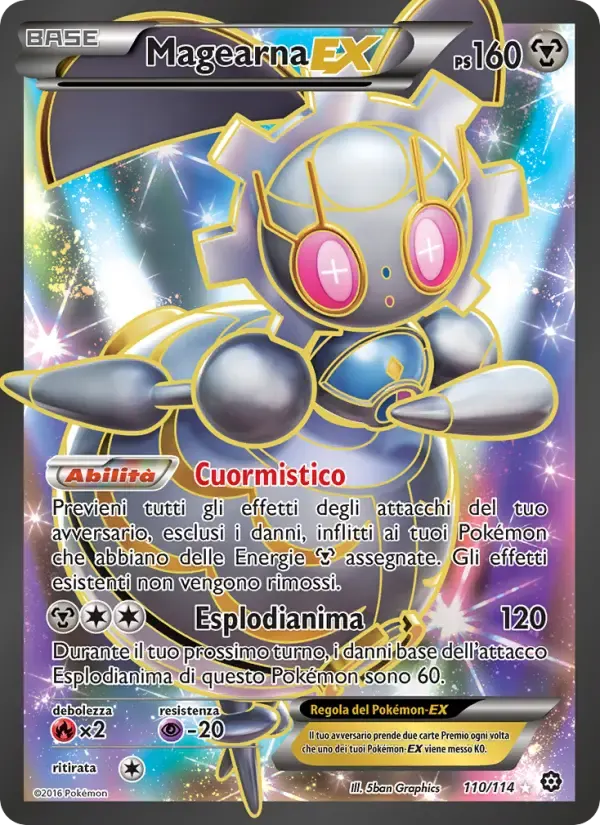 Magearna EX — Vapori Accesi 110 Italian Pokémon card