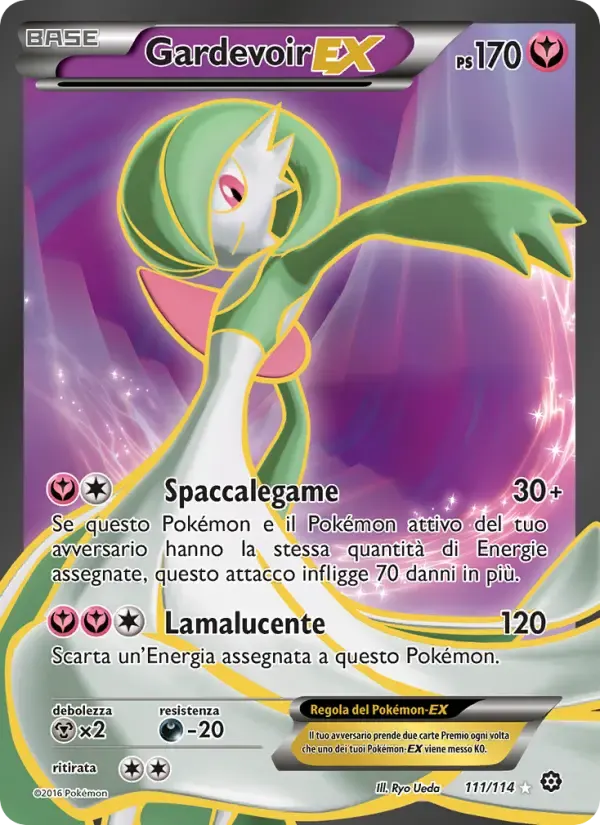 Gardevoir EX — Vapori Accesi 111 Italian Pokémon card