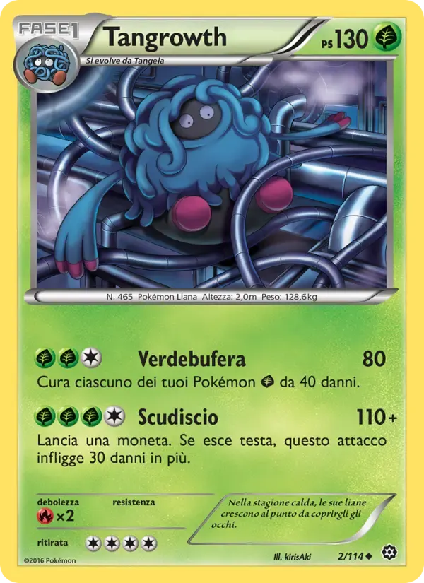 Tangrowth — Vapori Accesi 2 Italian Pokémon card