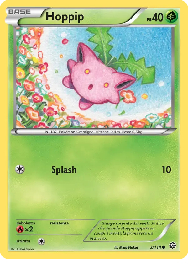 Hoppip — Vapori Accesi 3 Italian Pokémon card