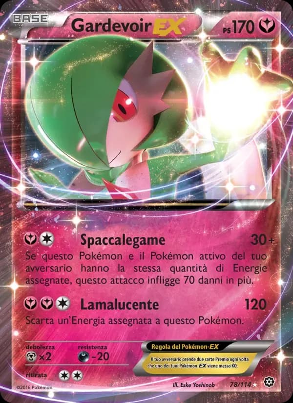 Gardevoir EX — Vapori Accesi 78 Italian Pokémon card