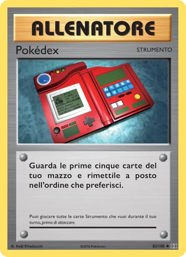 Pokédex — Evoluzioni 82 Italian Pokémon card