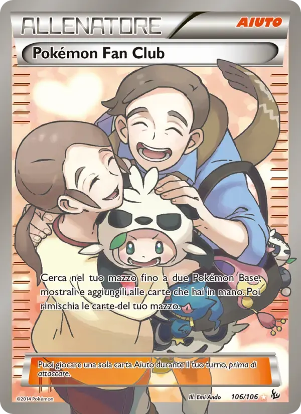 Pokémon Fan Club — Fuoco Infernale 106 Italian Pokémon card