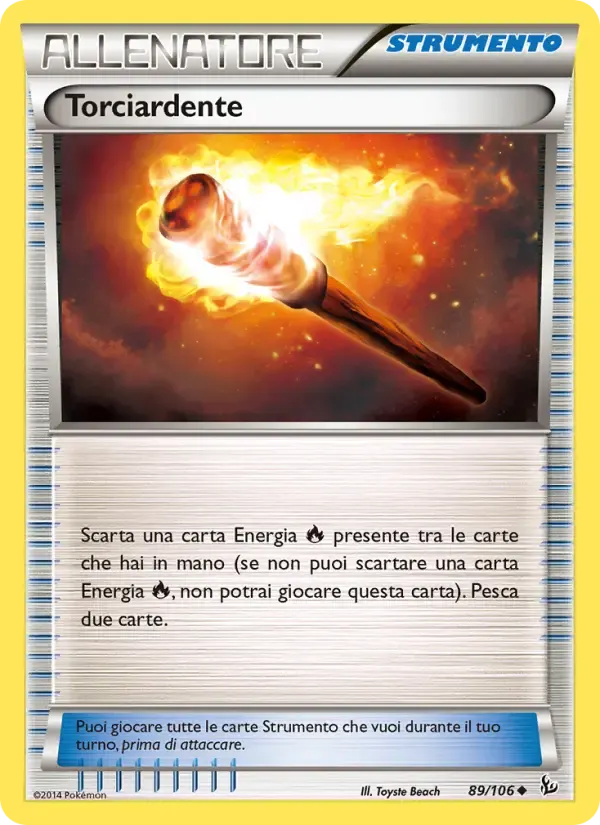 Torciardente — Fuoco Infernale 89 Italian Pokémon card