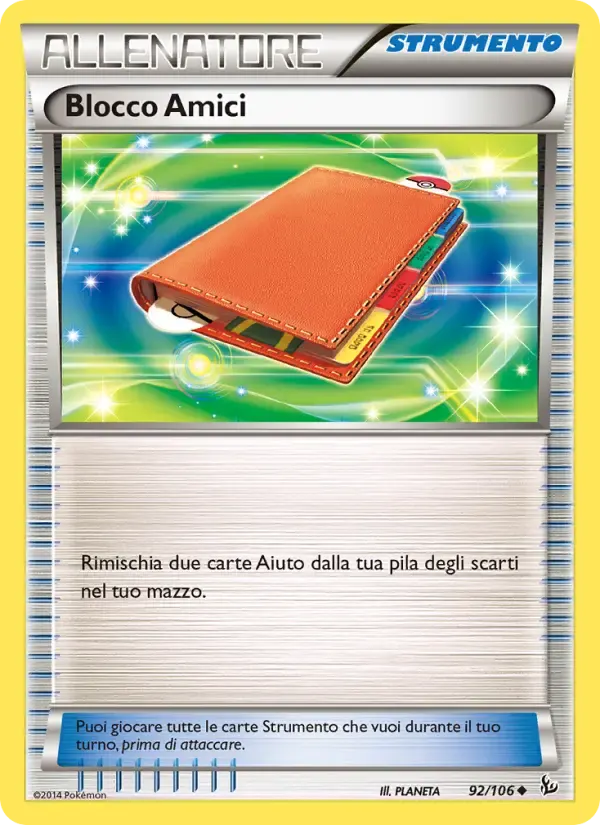 Blocco Amici — Fuoco Infernale 92 Italian Pokémon card