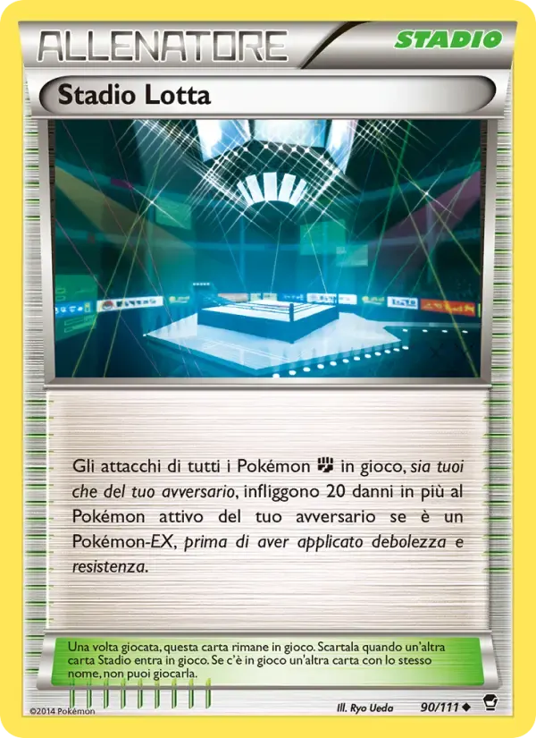 Stadio Lotta — Colpi Furiosi 90 Italian Pokémon card