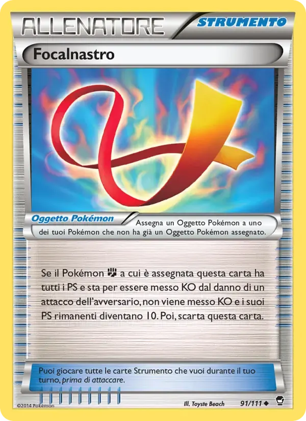 Focalnastro — Colpi Furiosi 91 Italian Pokémon card
