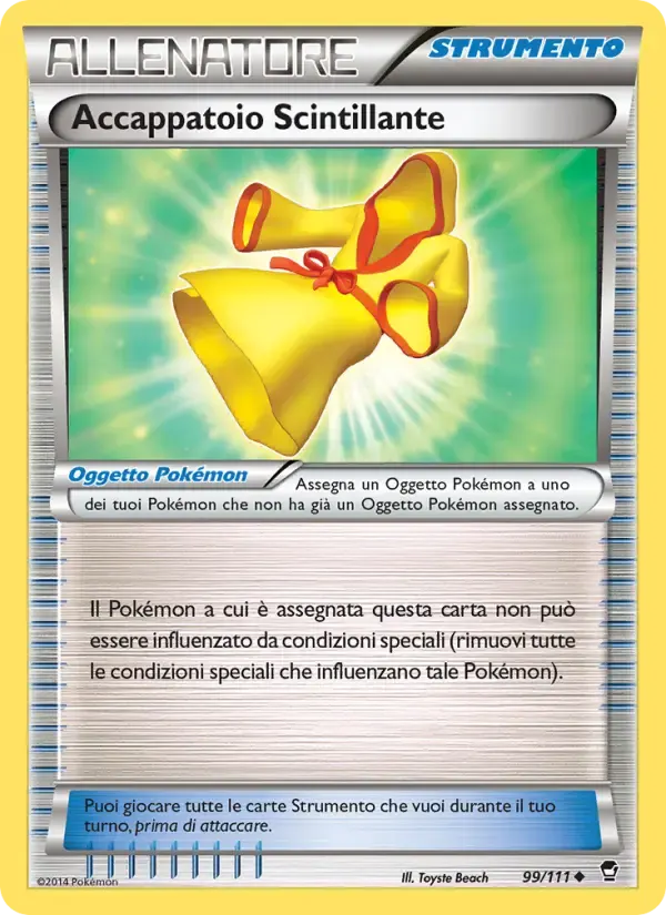 Accappatoio Scintillante — Colpi Furiosi 99 Italian Pokémon card