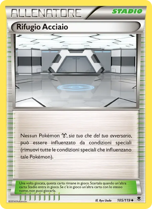 Rifugio Acciaio — Forze Spettrali 105 Italian Pokémon card