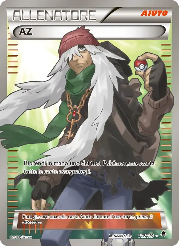 AZ — Forze Spettrali 117 Italian Pokémon card