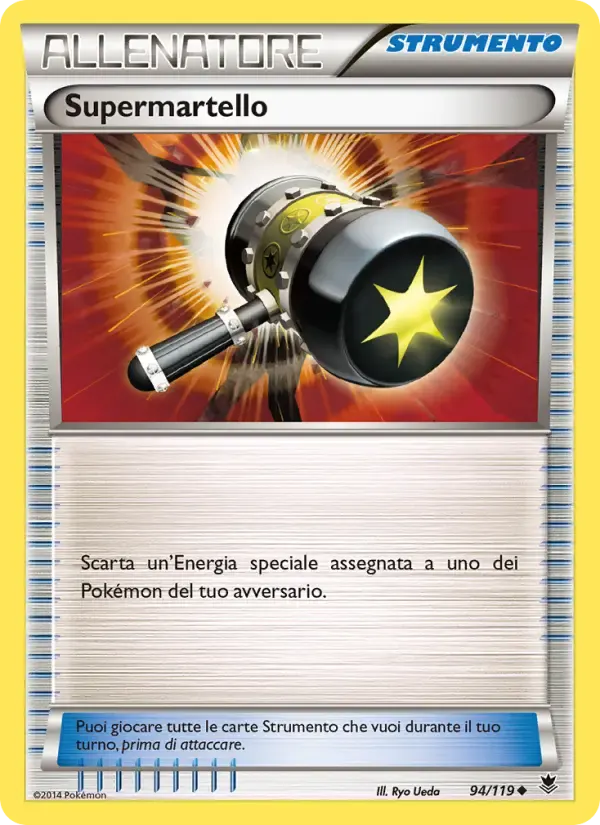 Supermartello — Forze Spettrali 94 Italian Pokémon card