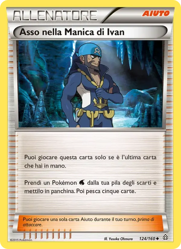 Asso nella Manica di Ivan — Scontro Primordiale 124 Italian Pokémon card