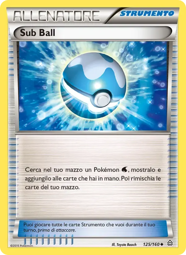 Sub Ball — Scontro Primordiale 125 Italian Pokémon card