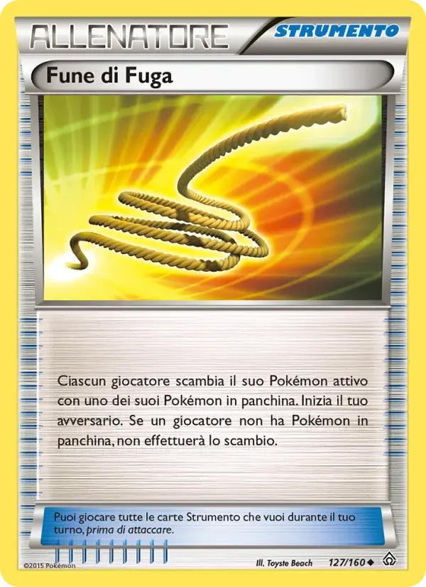 Fune di Fuga — Scontro Primordiale 127 Italian Pokémon card