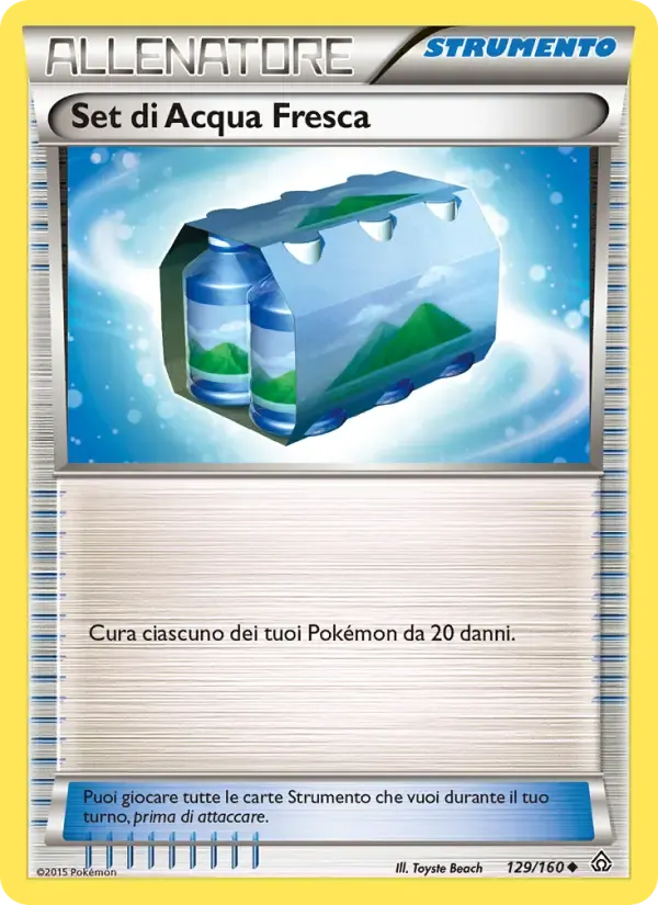 Set di Acqua Fresca — Scontro Primordiale 129 Italian Pokémon card