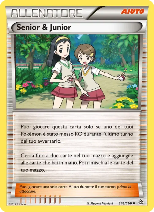 Senior & Junior — Scontro Primordiale 141 Italian Pokémon card