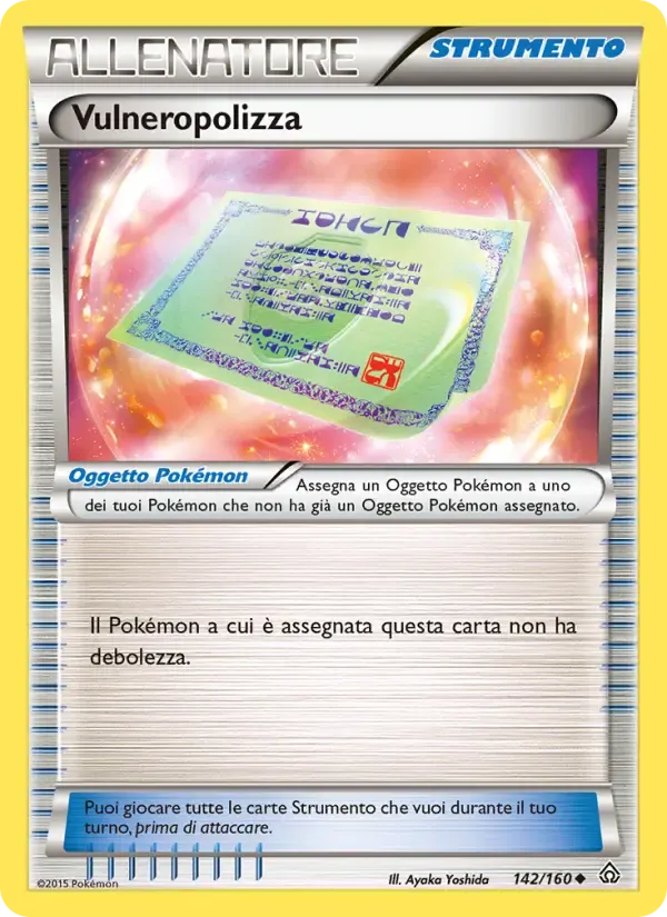 Vulneropolizza — Scontro Primordiale 142 Italian Pokémon card