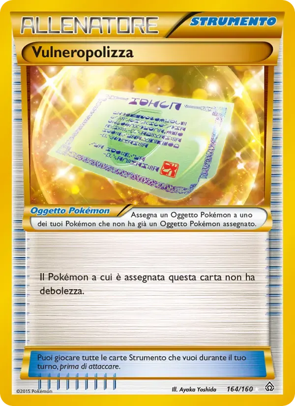Vulneropolizza — Scontro Primordiale 164 Italian Pokémon card