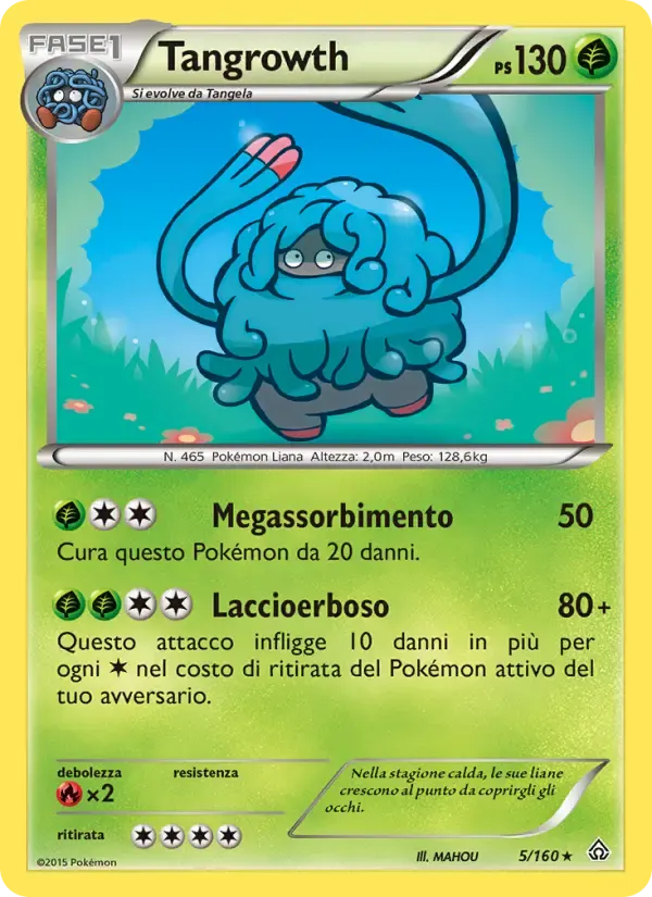 Tangrowth — Scontro Primordiale 5 Italian Pokémon card