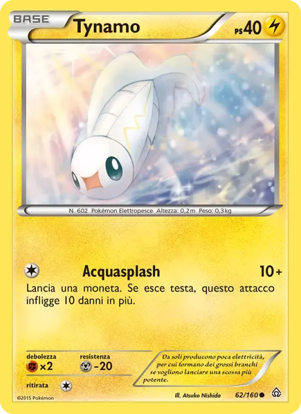 Tynamo — Scontro Primordiale 62 Italian Pokémon card