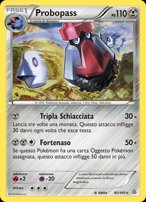 Probopass — Scontro Primordiale 95 Italian Pokémon card