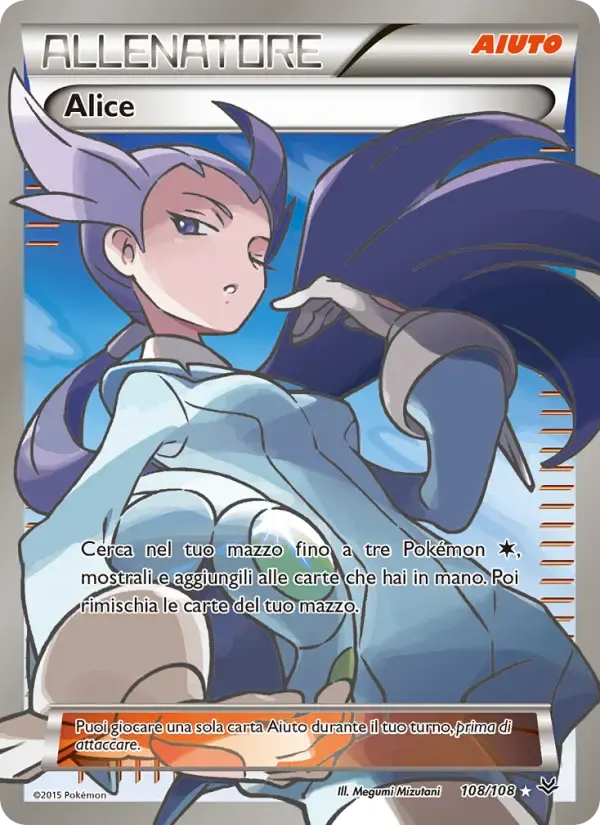 Alice — Furie Volanti 108 Italian Pokémon card