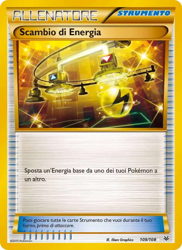 Scambio di Energia — Furie Volanti 109 Italian Pokémon card