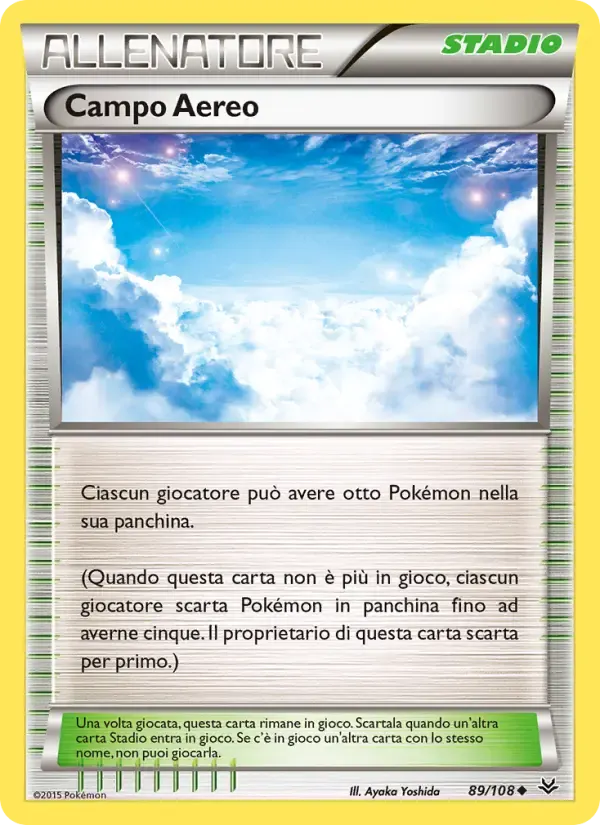 Campo Aereo — Furie Volanti 89 Italian Pokémon card