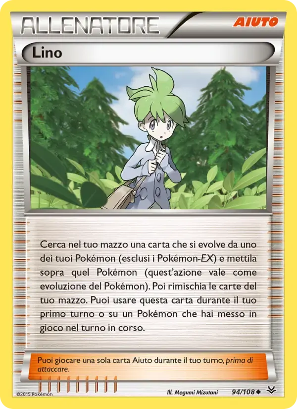 Lino — Furie Volanti 94 Italian Pokémon card