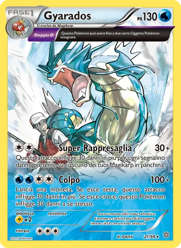 Gyarados — Antiche Origini 21 Italian Pokémon card
