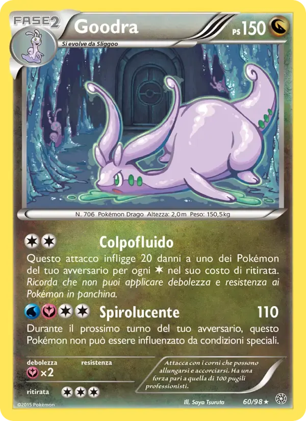 Goodra — Antiche Origini 60 Italian Pokémon card