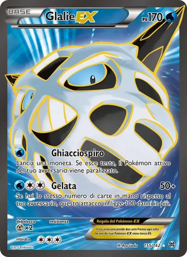 Glalie EX — Turbo Blitz 155 Italian Pokémon card