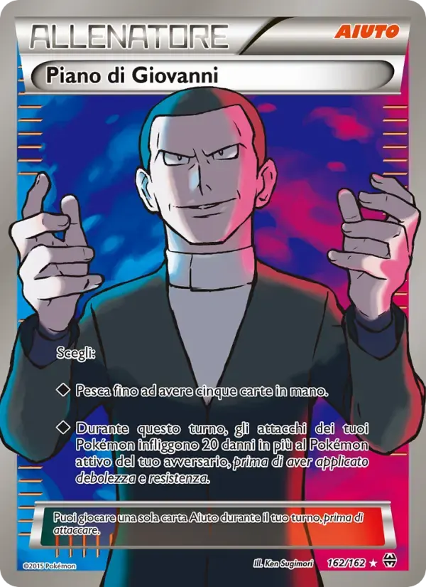 Piano di Giovanni — Turbo Blitz 162 Italian Pokémon card