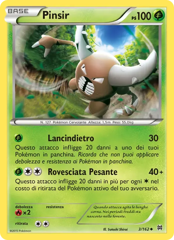Pinsir — Turbo Blitz 3 Italian Pokémon card