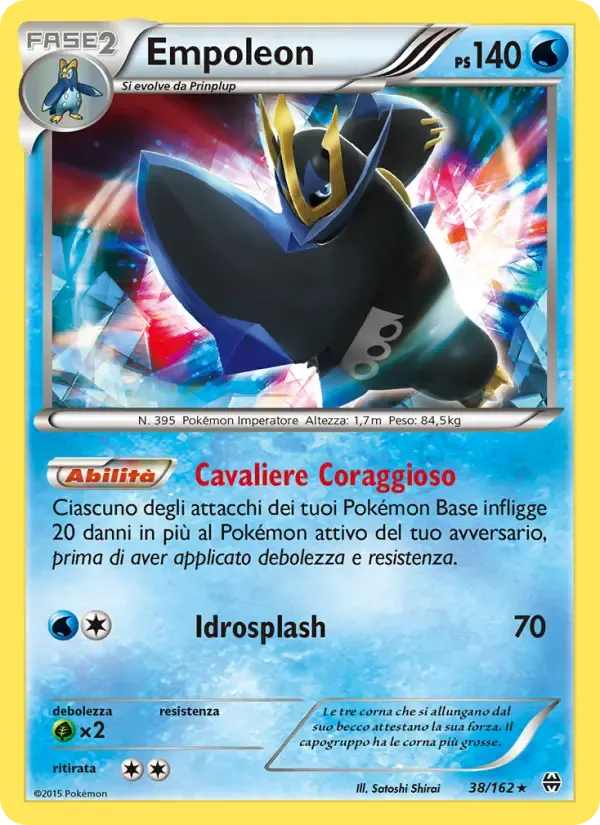 Empoleon — Turbo Blitz 38 Italian Pokémon card