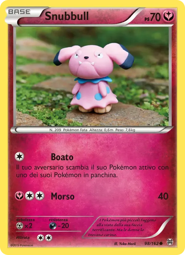 Snubbull — Turbo Blitz 98 Italian Pokémon card