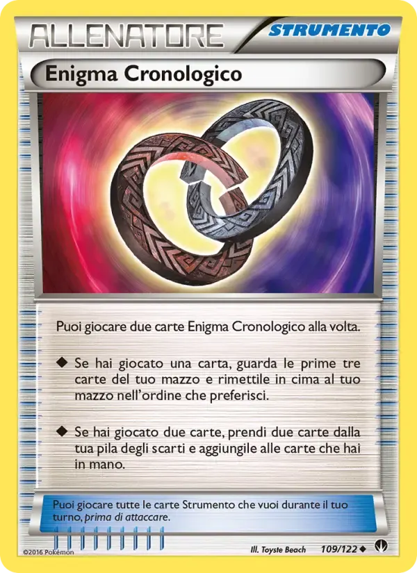 Enigma Cronologico — Turbo Crash 109 Italian Pokémon card