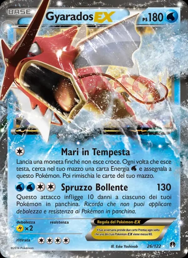 Gyarados EX — Turbo Crash 26 Italian Pokémon card