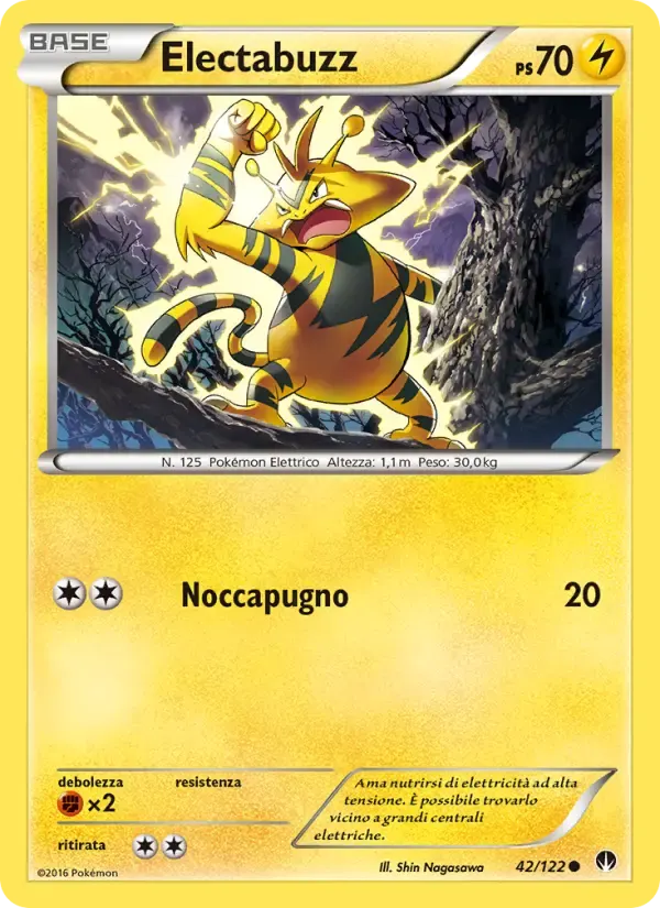 Electabuzz — Turbo Crash 42 Italian Pokémon card