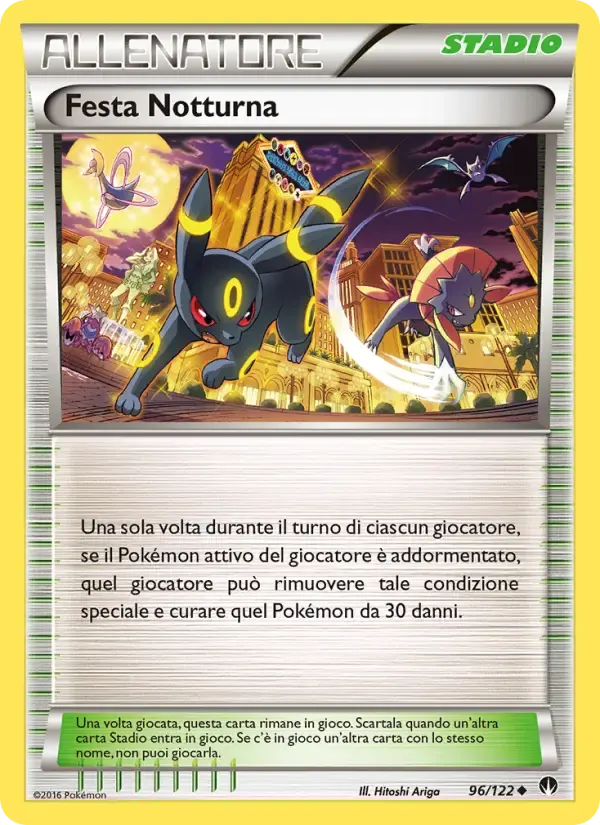 Festa Notturna — Turbo Crash 96 Italian Pokémon card