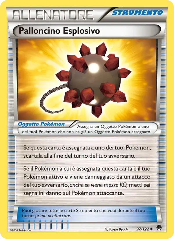 Palloncino Esplosivo — Turbo Crash 97 Italian Pokémon card