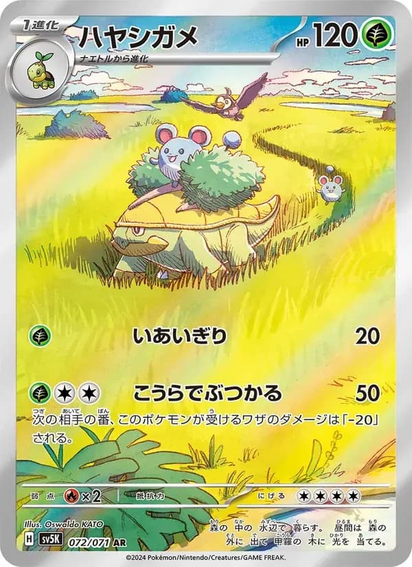 ハヤシガメ — SV5K 072 Japanese Pokémon card